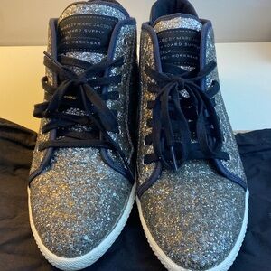 Marc By Marc Jacobs Sparkle Sneakers - Silver and Black New Year’s Eve!